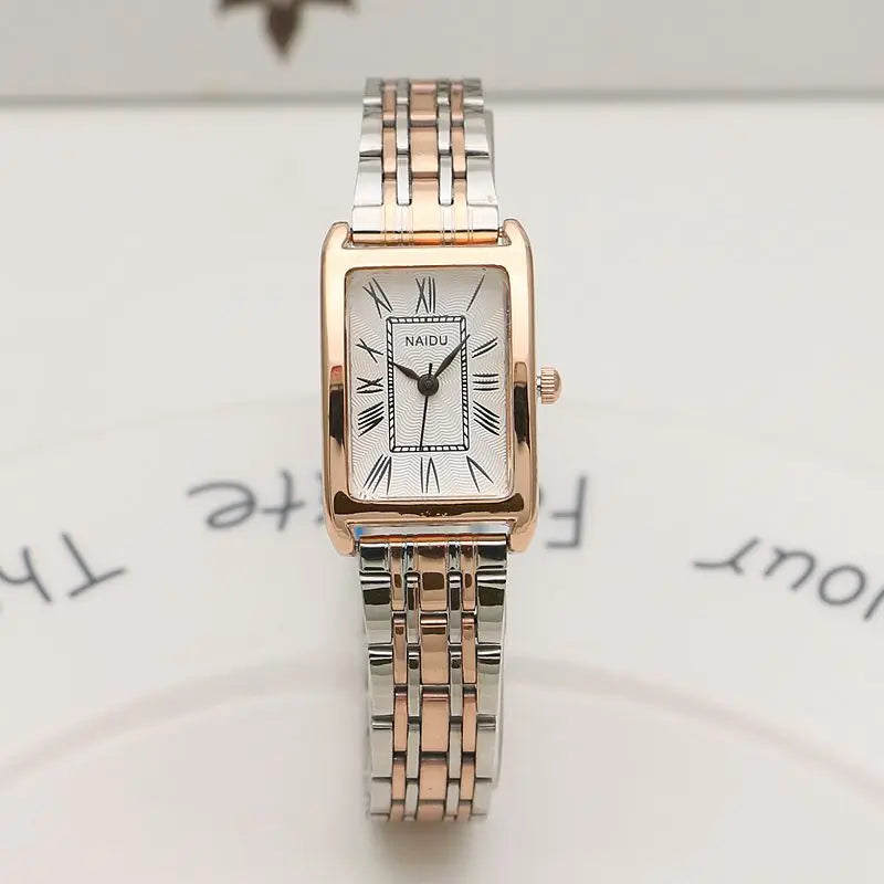 Montre de Luxe pour Femme - Bracelet Acier & Quartz